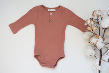 Load image into Gallery viewer, 'Reggie' Ribbed Romper - Ginger